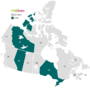 Visited Canadian Provinces